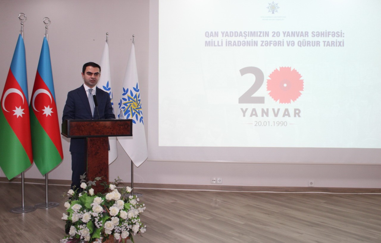 YAP Nizami rayon təşkilatı 20 yanvarla bağlı tədbir keçirdi - FOTOLAR